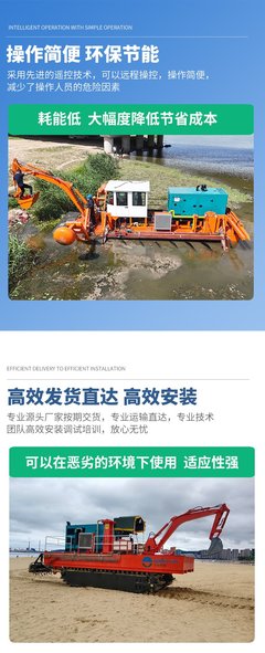 多功能灘涂生態(tài)治理裝備 水陸兩棲推進(jìn)車(chē)、螺旋打樁設(shè)備與打撈船的協(xié)同應(yīng)用